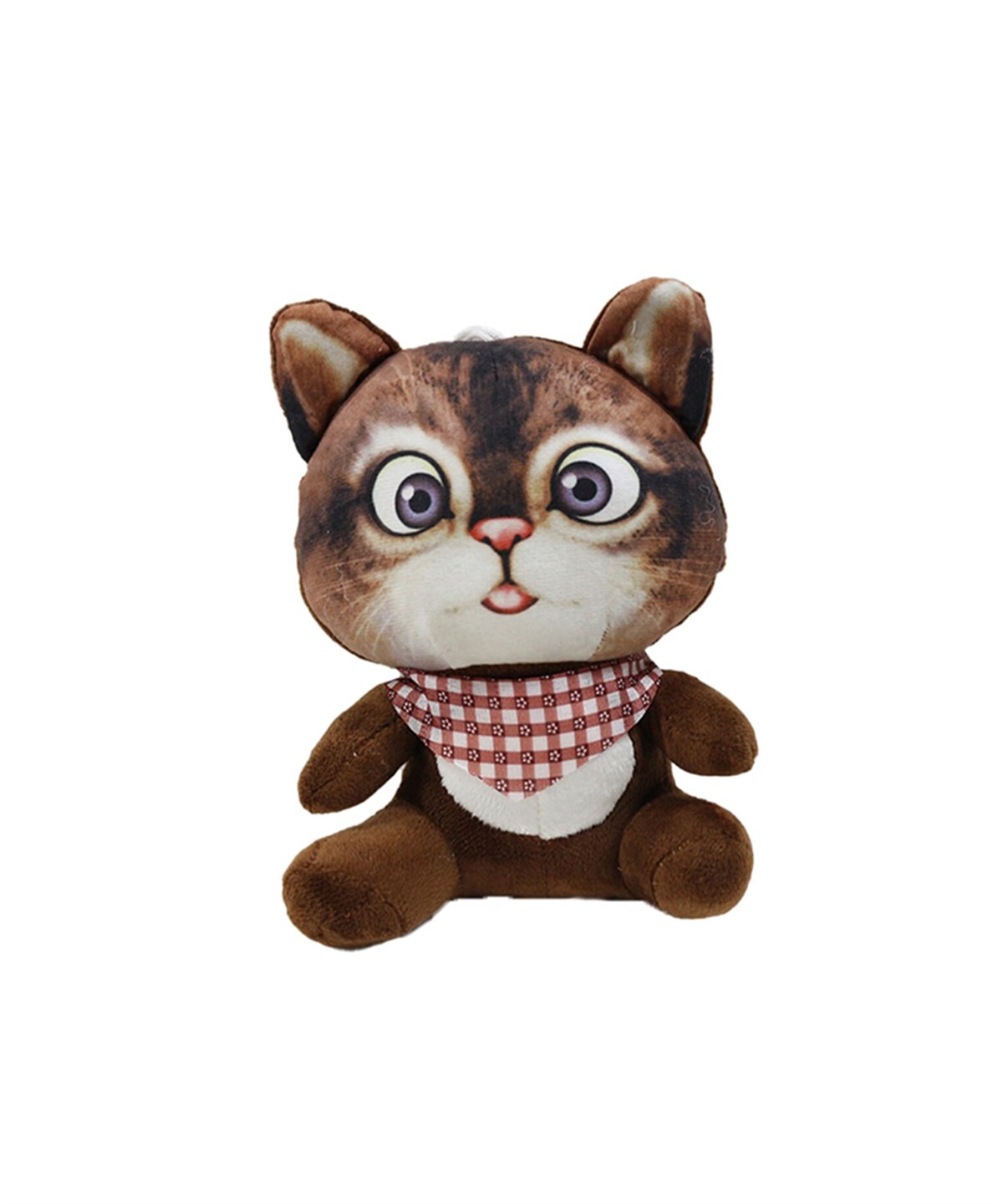 Peluş Hayvanlar, OSMAN KIZILKAYA, KZL Peluş Kedi 20 cm 91892 Kahverengi