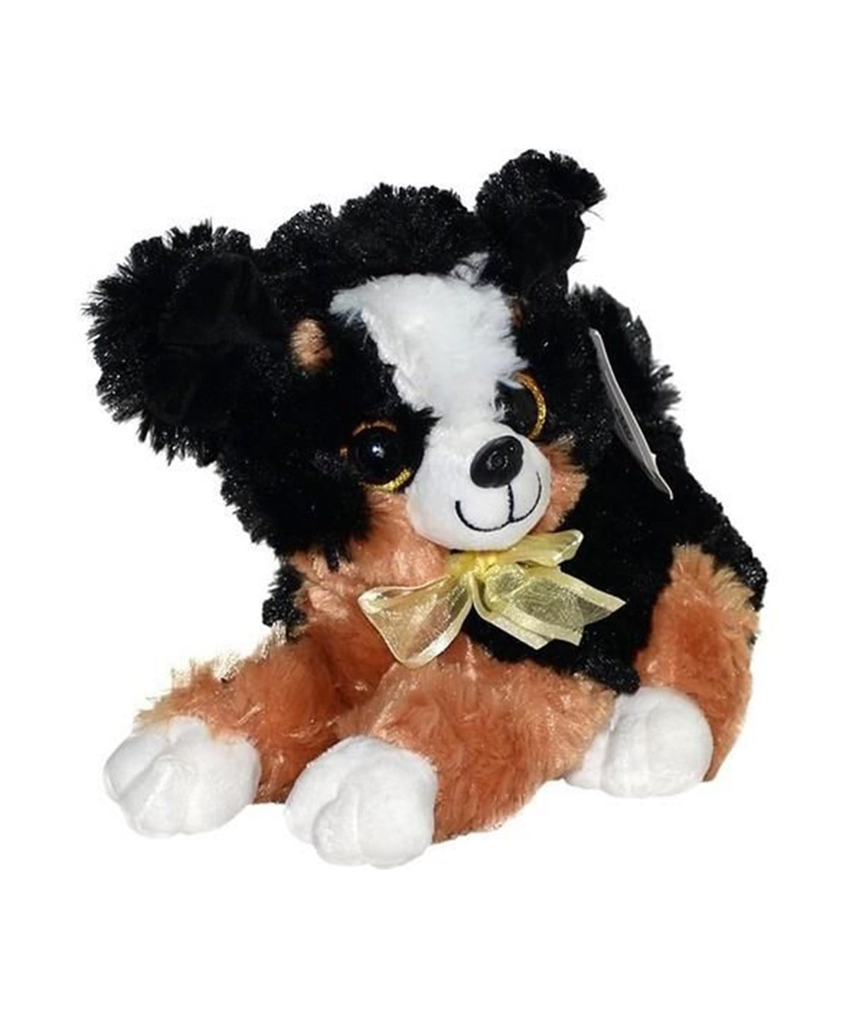 Peluş Hayvanlar, OSMAN KIZILKAYA, KZL Sesli Peluş Köpek 25 cm 93636 Kahverengi Siyah