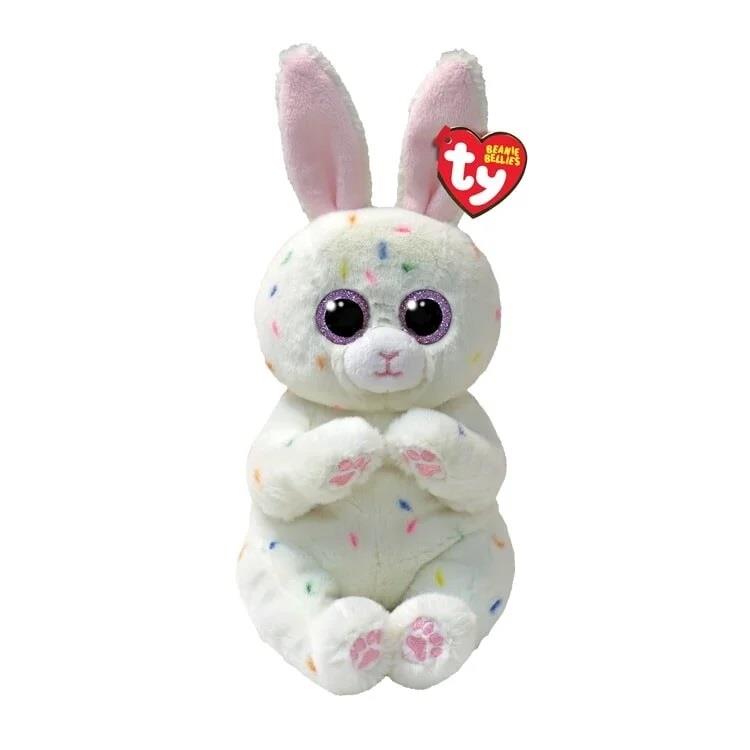 Peluş Hayvanlar, TY, TY Beanie Bellies Meringue Krem Tavşan 20 Cm