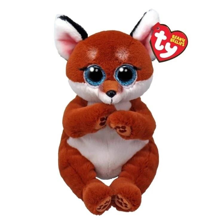 Peluş Hayvanlar, TY, TY Beanie Bellies Witt Turuncu Tilki 20 Cm