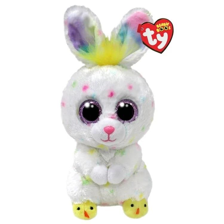 Peluş Hayvanlar, TY, TY Beanie Boos Dusty Beyaz Tavşan 15 Cm