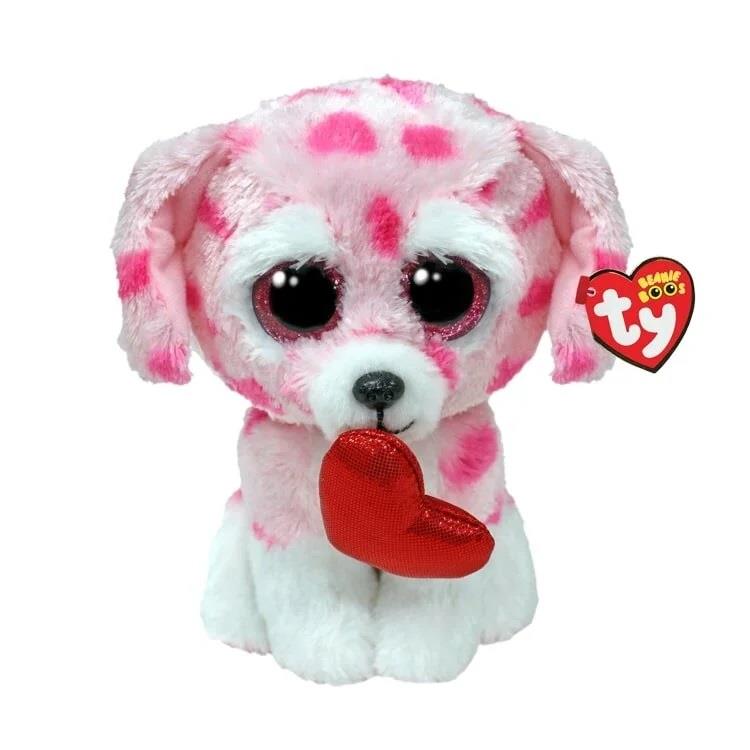 Peluş Hayvanlar, TY, TY Beanie Boos Rory Kalpli Köpek 15 Cm