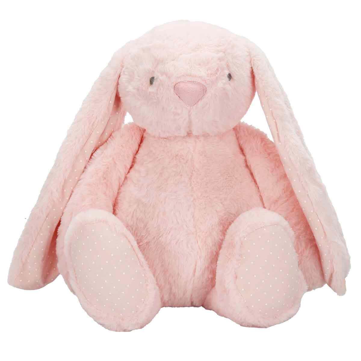 Peluş Hayvanlar, Sunman, Uzun Kulaklı Peluş Tavşan 37 cm 47453 Pembe