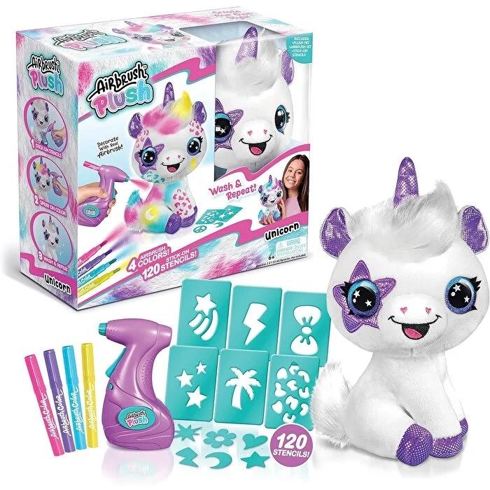 Peluş Karakterler, MEGA OYUNCAK, Mega Style Airbrush Plush Peluş Unicorn
