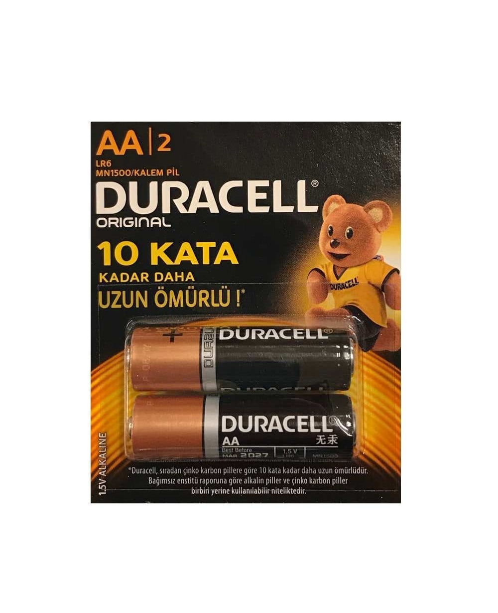 Pil, Duracell, Duracell Alkalin Aa Kalem Pil 2 Li Kartela