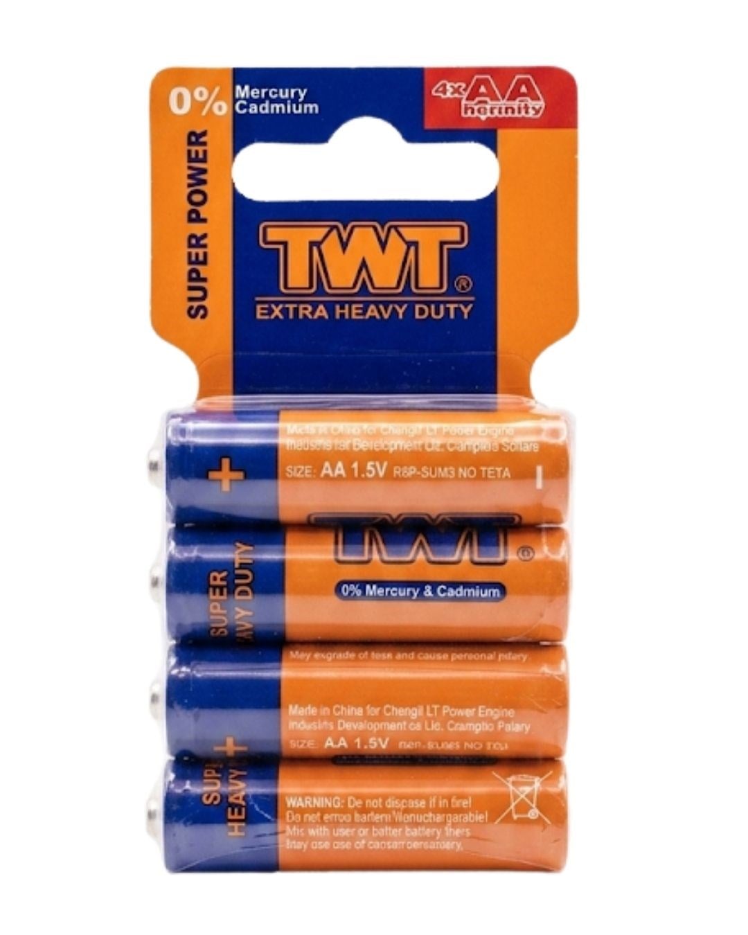 Pil, GENEL, TWT 1,5 V AA Pil 4 lü