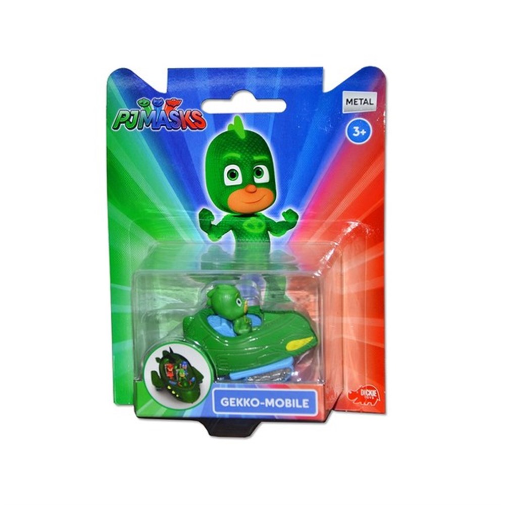 PjMask Pijamaskeliler Karakter Araçlar Kertenkele Çocuk Gekko Metal Arabası