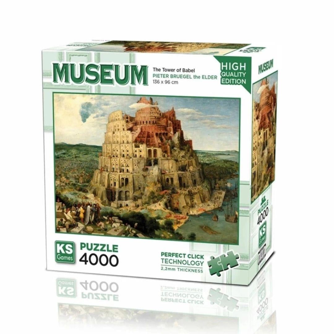 Puzzle ve Yapboz, KS GAMES, The Tower of Babel Puzzle 4000 Parça 23508