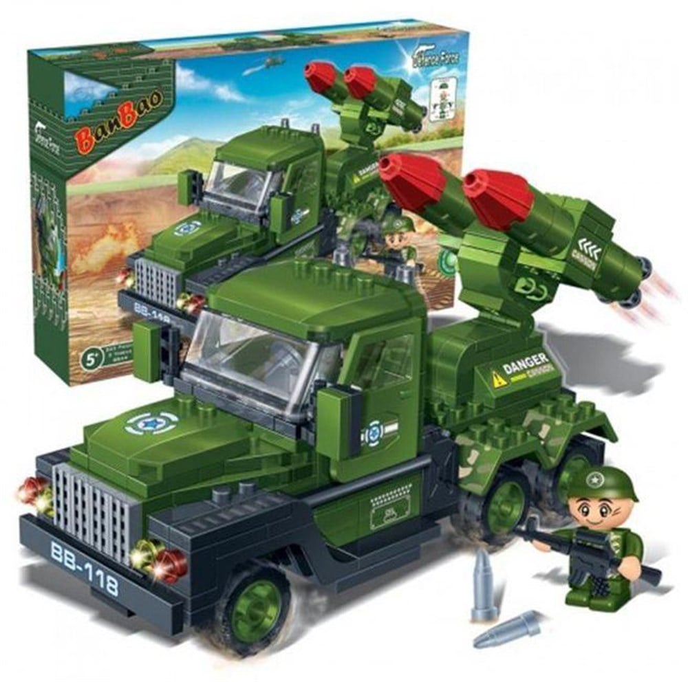 Roketatar Araba Lego Seti 203 Parça Banbao 8844