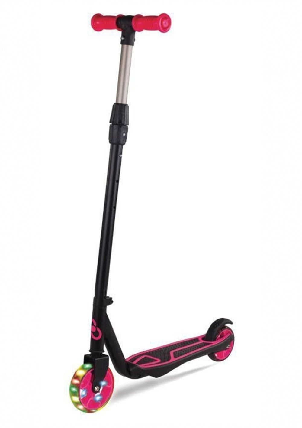 Scooter ve Kaykay, Furkan Toys, Işıklı Scooter Yükseklik Ayarlı Çocuk Scooter Pembe