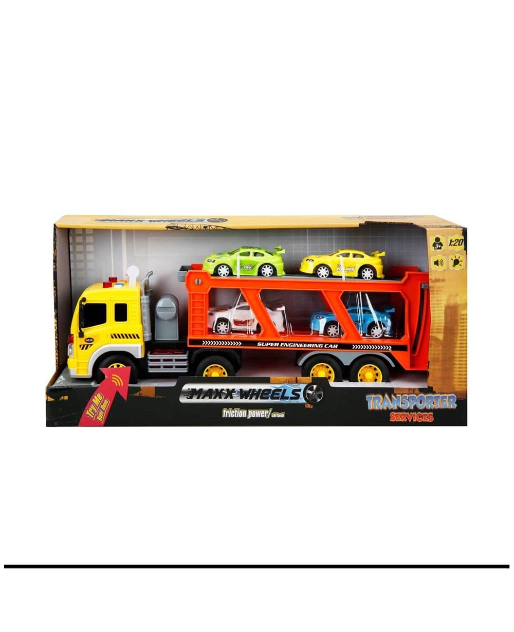 Sesli Işıklı Araçlar, Sunman, 1:20 Sesli ve Işıklı Transporter 05700 Transporter Services Araba Taşıyıcı