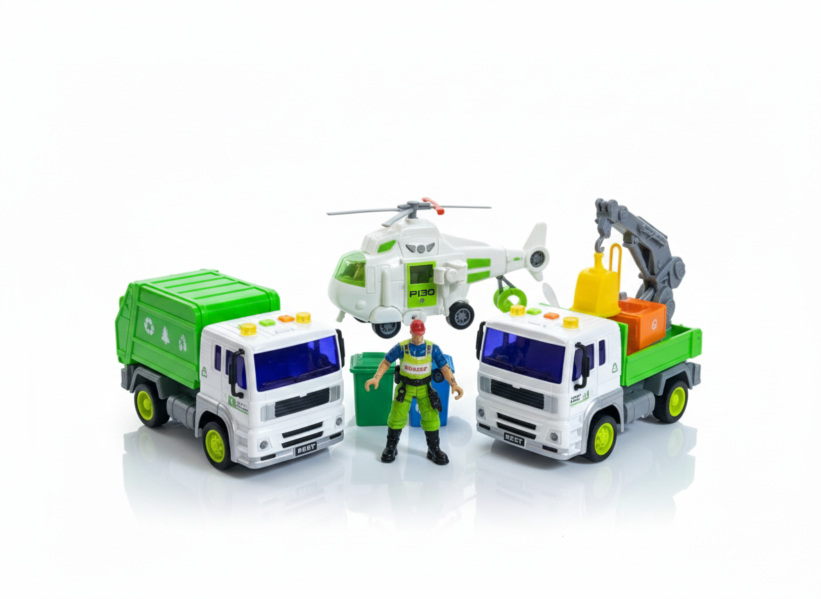 Sesli Işıklı Araçlar, Ceren, CTOY 1:20 Sesli ve Işıklı Figürlü Çevre Temizlik Araçları