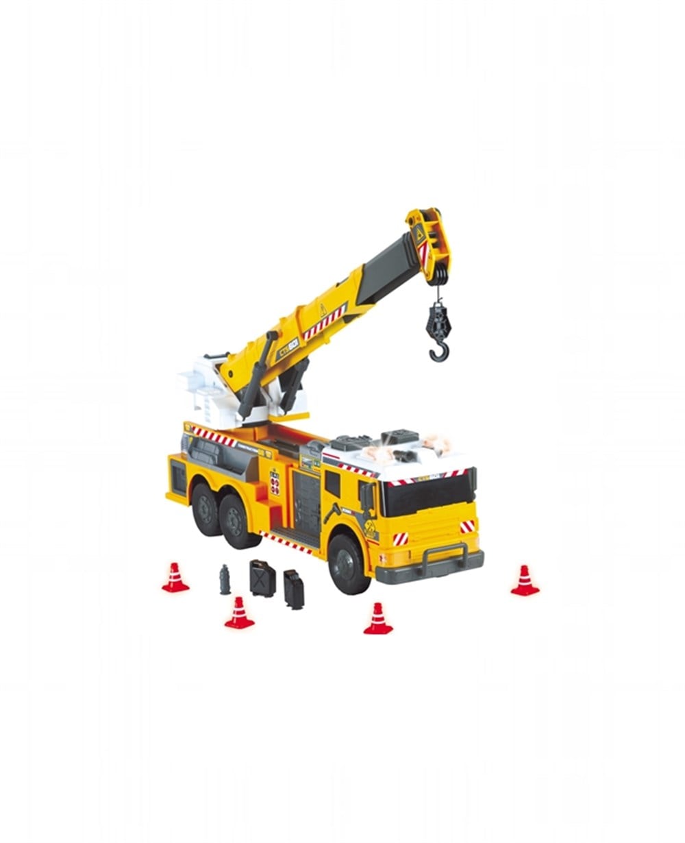 Sesli Işıklı Araçlar, DICKIE TOYS, Dickie Toys Vinç Sesli Işıklı Kamyon 62 cm