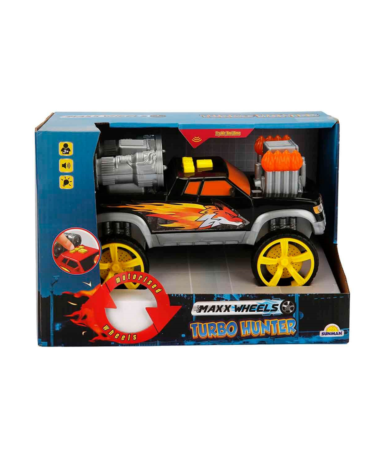Sesli Işıklı Araçlar, Sunman, Maxx Wheels Sesli ve Işıklı Motorize Kamyonet 29503 Siyah