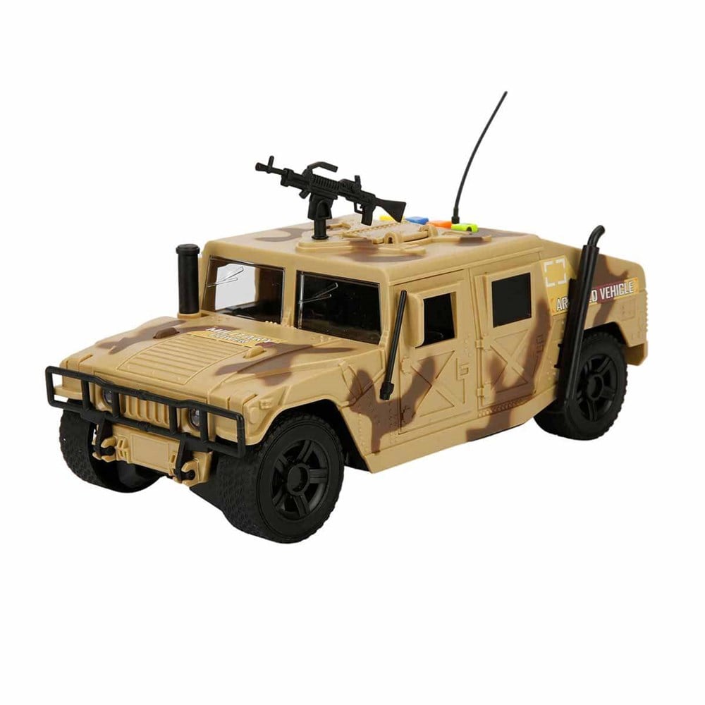 Sesli Işıklı Araçlar, Sunman, Sesli ve Işıklı Askeri Hummer Jeep 27110 Krem