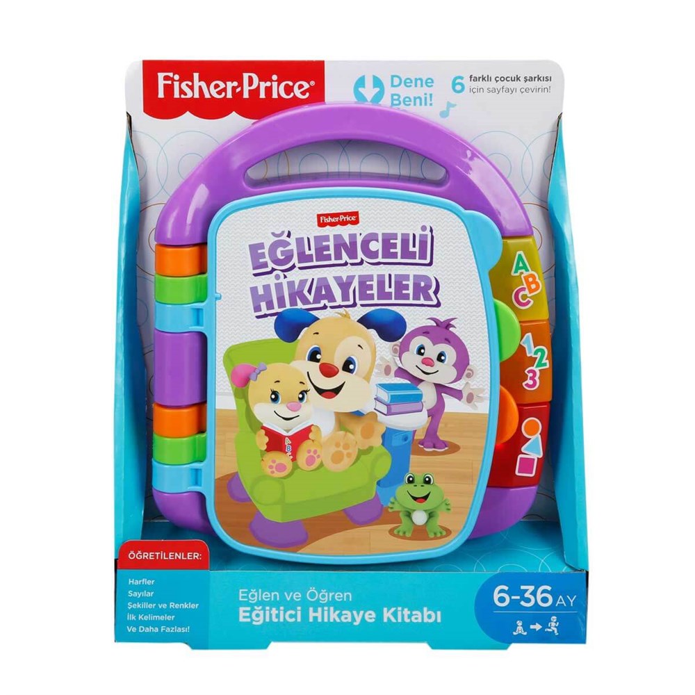 Sesli Işıklı Oyuncaklar, Fisher Price, Fisher Price Eğitici Hikaye Kitabı FRC73