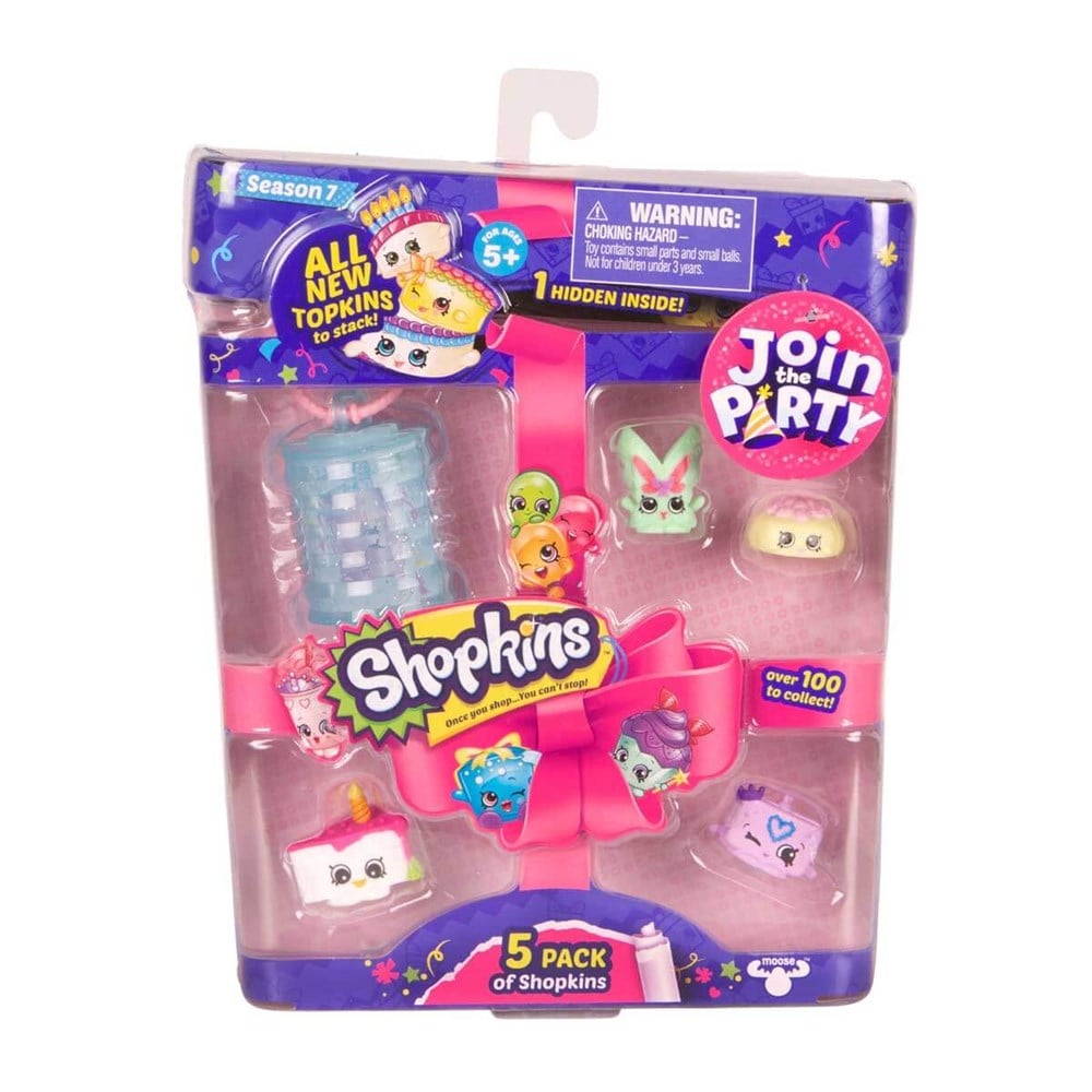 Shopkins Cicibiciler Parti 5'li Figür Paket Çeşitleri 7. Sezon 56354
