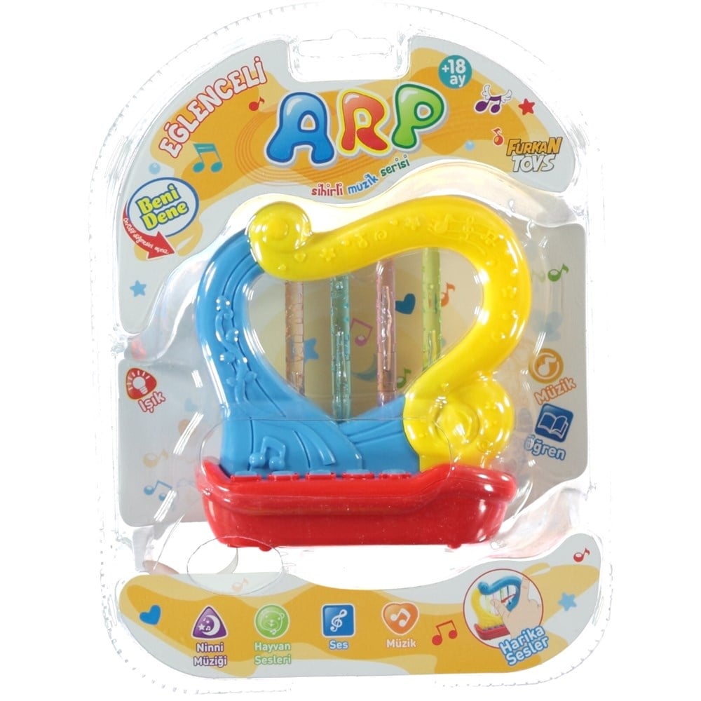 Sihirli Müzik Serisi Eğlenceli Sesli ve Işıklı Arp FR32079