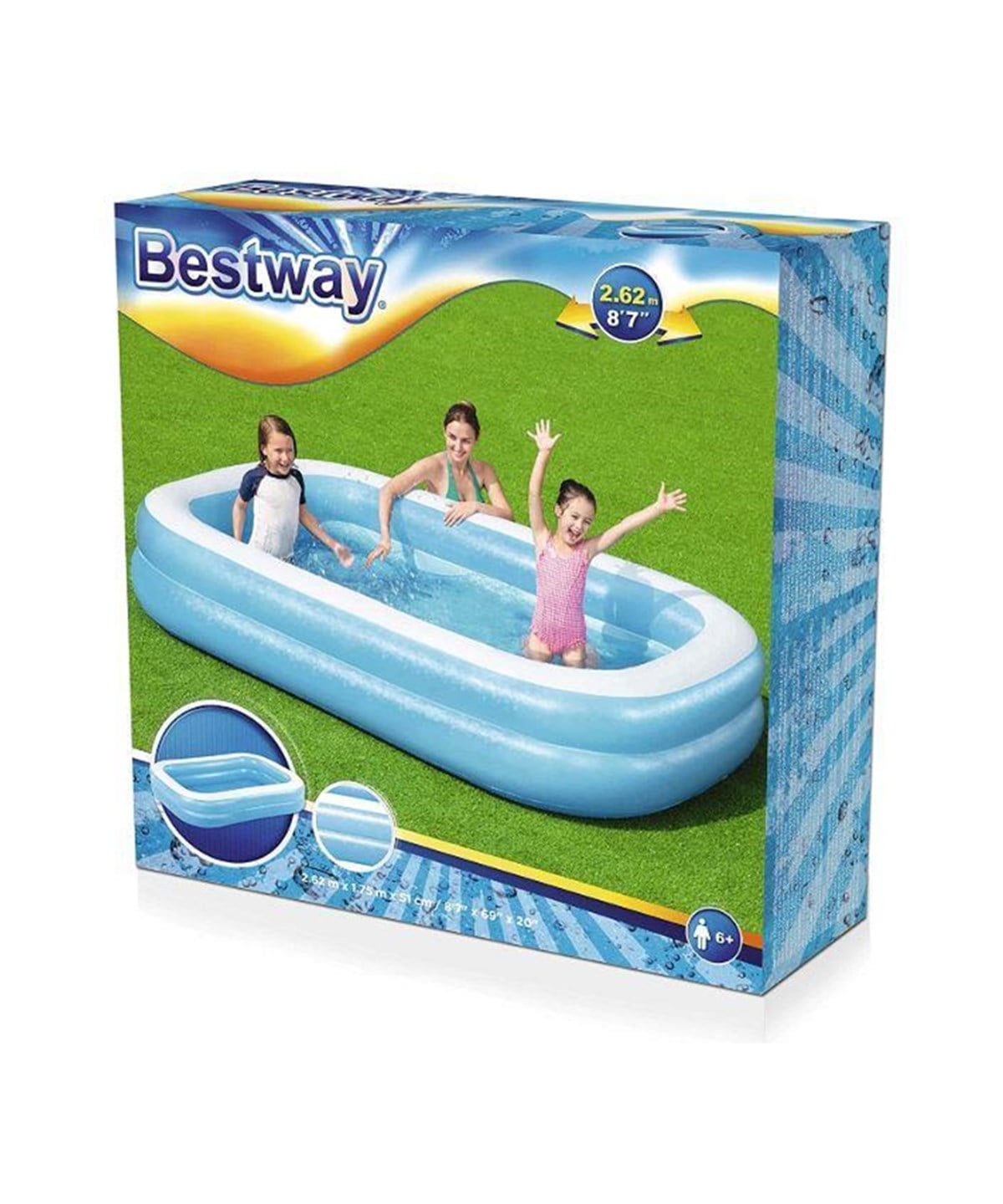 Şişme Havuzlar, OSMAN KIZILKAYA, Bestway Jumbo Havuz 262x175x51 cm