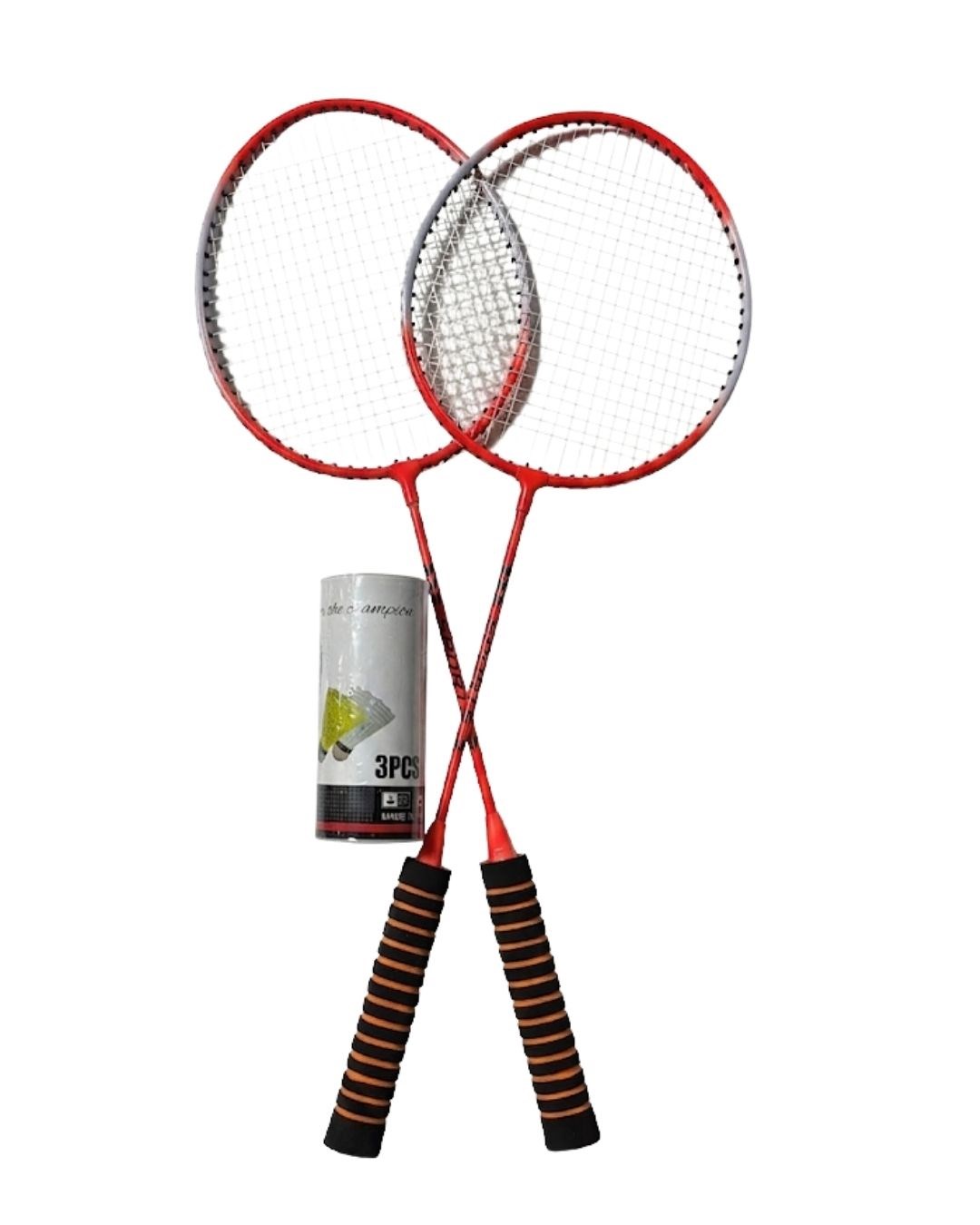 Spor Oyuncakları, CAN SPOR, Can Spor Badminton Seti 2 Raket ve 3 Top 04021 Kırmızı