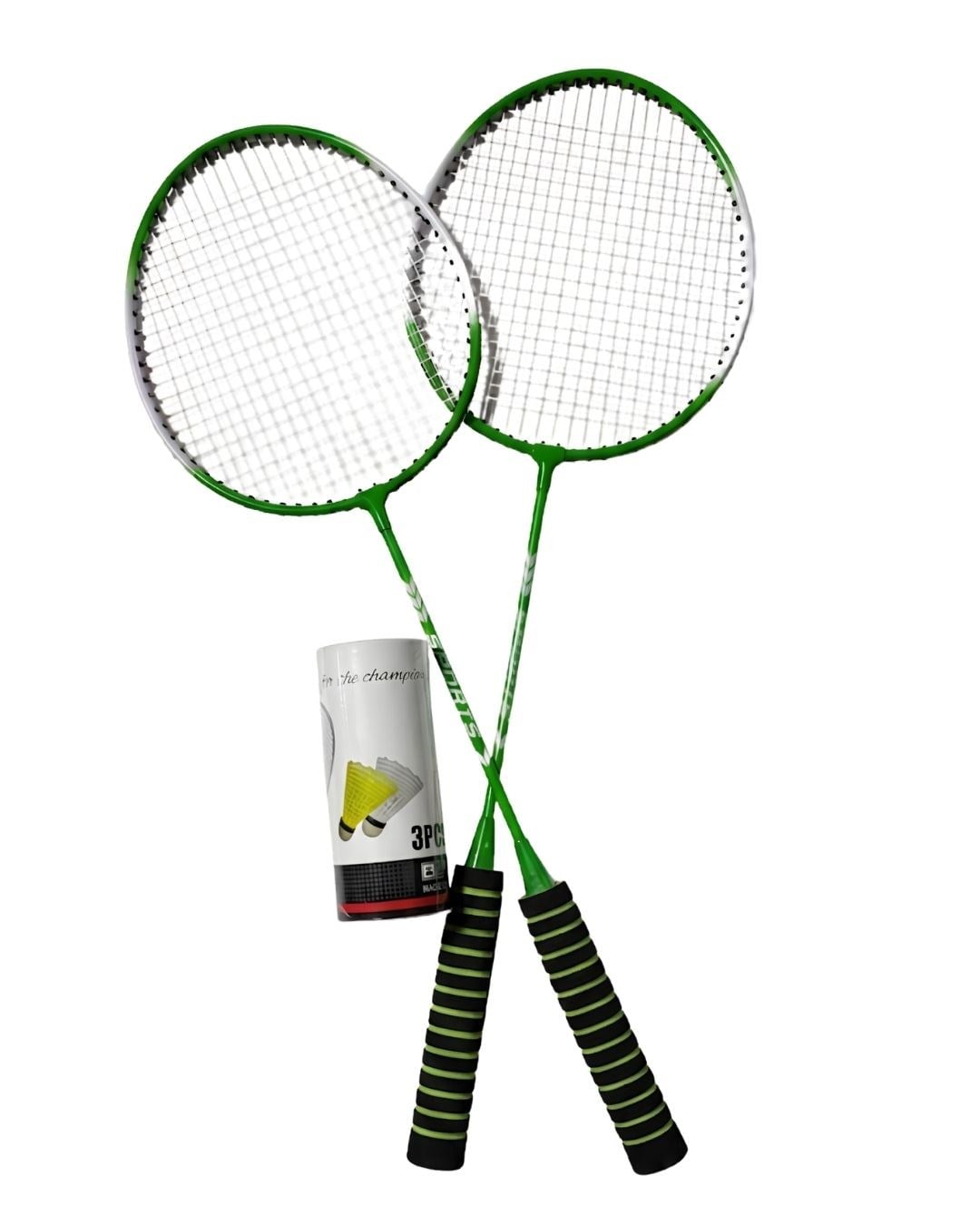 Spor Oyuncakları, CAN SPOR, Can Spor Badminton Seti 2 Raket ve 3 Top 04021 Yeşil
