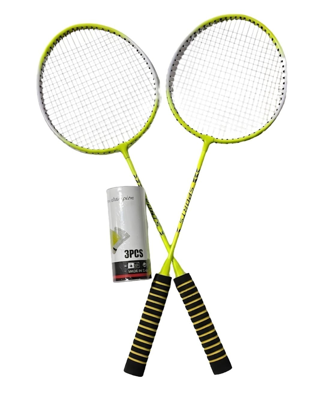 Spor Oyuncakları, CAN SPOR, Can Spor Badminton Seti 2 Raket ve 3 Top 04021 Sarı