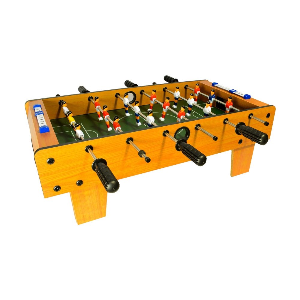 Ahşap 3 Kollu Kısa Ayaklı Futbol Oyunu Langırt Oyuncak 69x37x24
