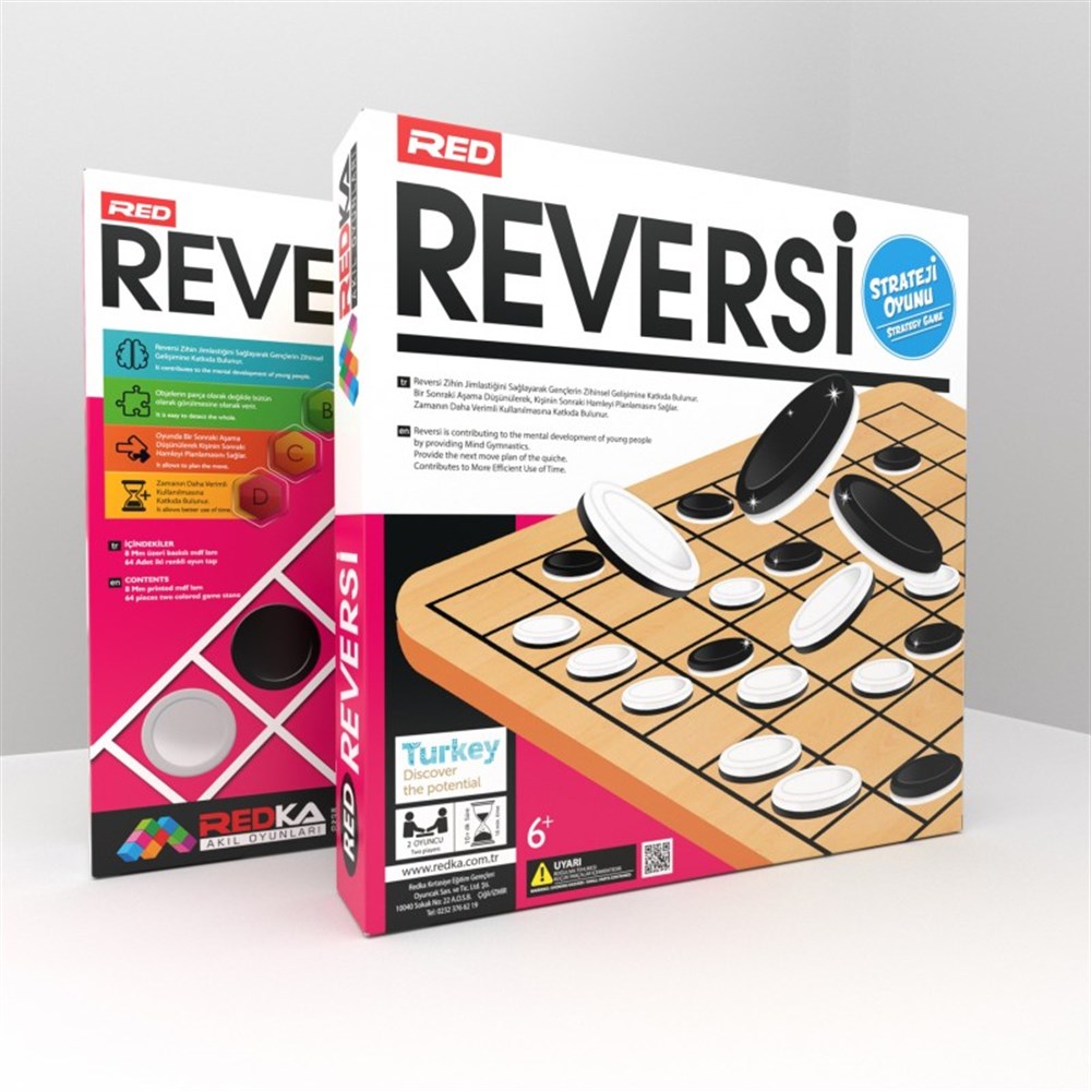 Strateji Oyunları, Redka, Redka Reversi Strateji ve Zeka Oyunu (Ahşap)