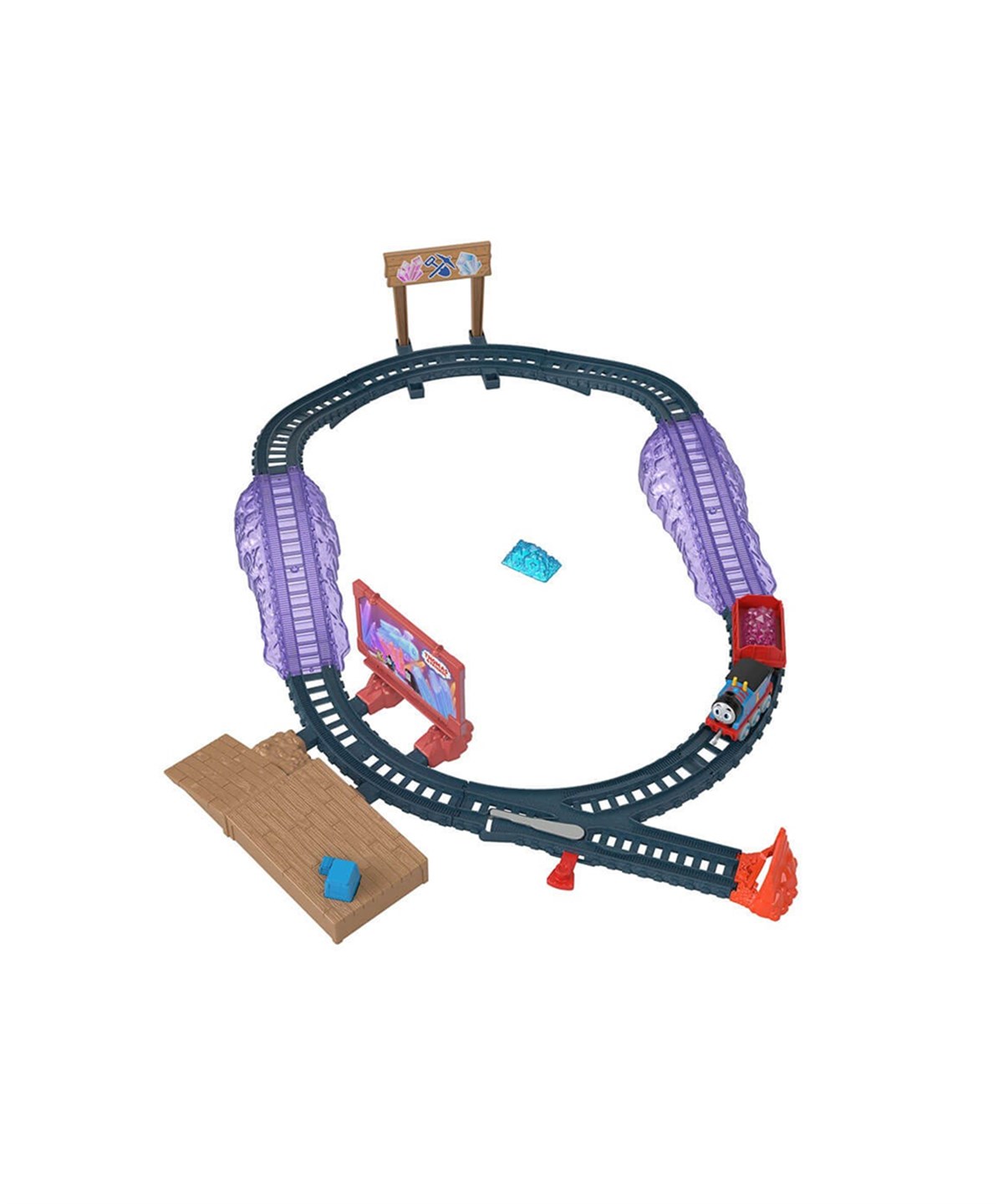 Tren ve Garaj Setleri, Fisher Price, Fisher Price Thomas ve Arkadaşları Tren Seti HGY82 HGY83 Crystal Mines Thomas