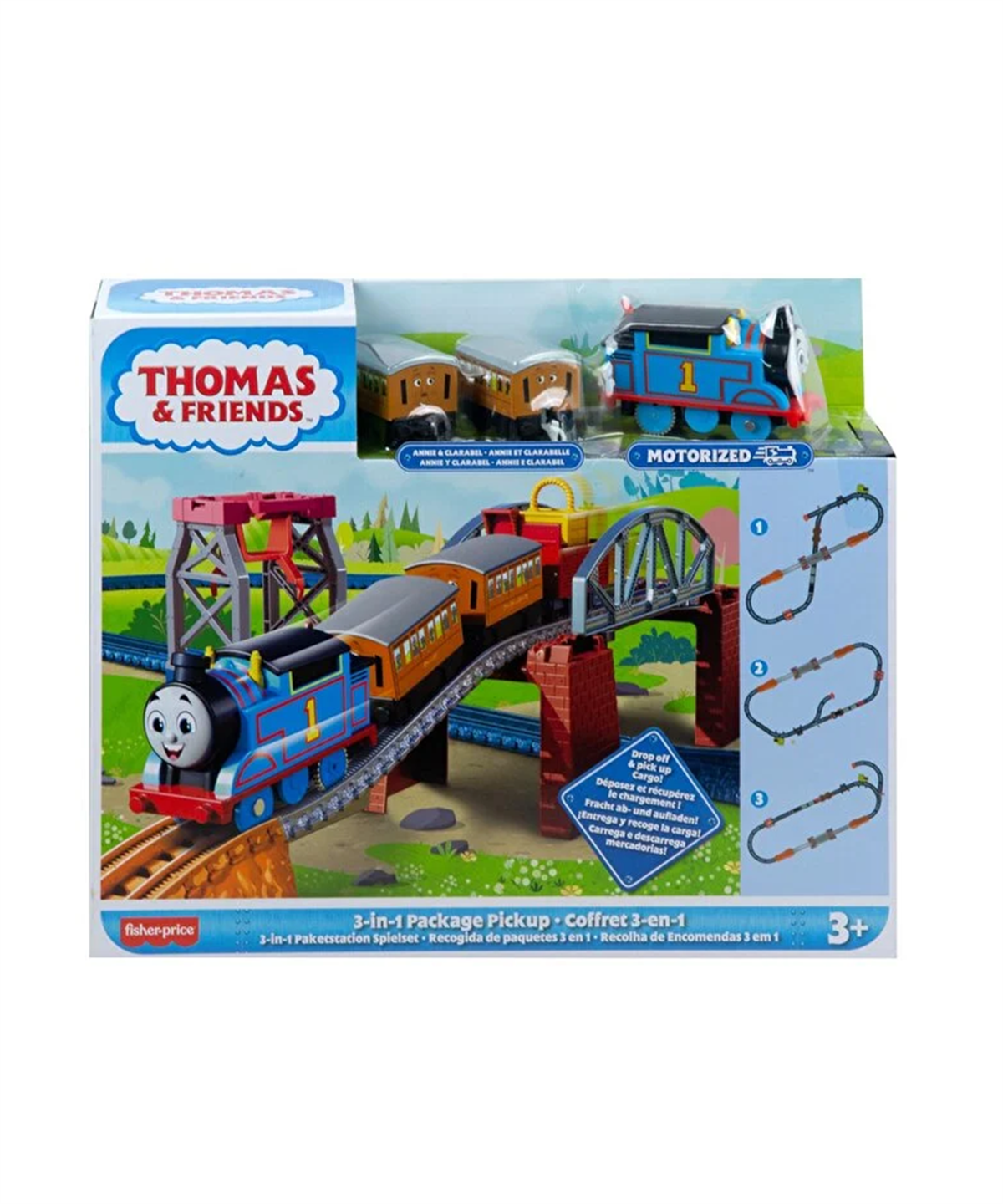 Tren ve Garaj Setleri, Thomas ve Arkadaşları, Fisher Price Thomas ve Arkadaşları 3'ü 1 Arada Kargo Macerası Oyun Seti HGX64