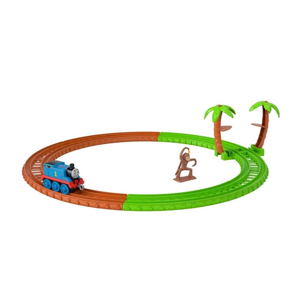 Tren ve Garaj Setleri, Thomas ve Arkadaşları, Thomas Friends Thomas Afrika'da Oyun Seti GJX83 (Sür - Bırak)