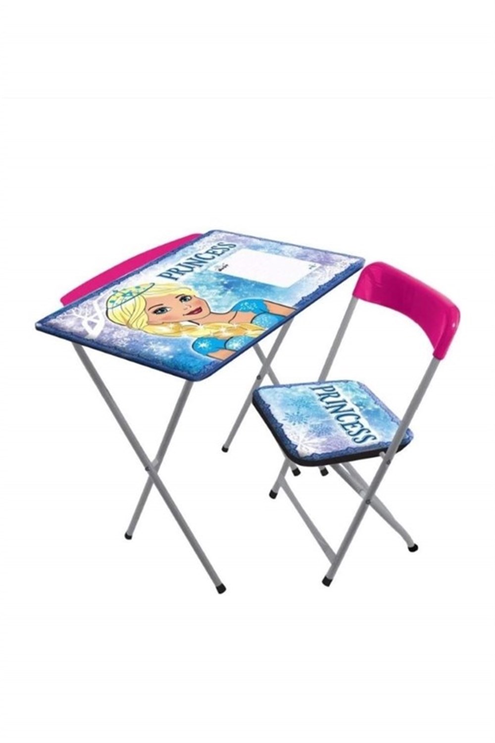 Yazı Tahtası ve Çalışma Masası, Furkan Toys, Princess Katlanır Masa Sandalye Seti