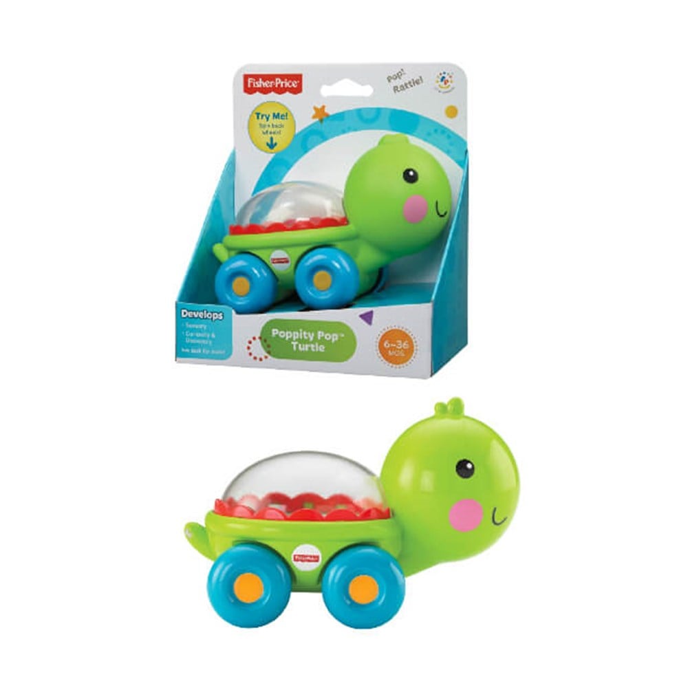 Yürüme Arkadaşları, Fisher Price, Fisher Price Poppity Araçlar Kaplumbağa BGX29 BFH75