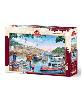 Breadcrumbut, ART PUZZLE, Art Puzzle 1000 Parça Limandaki Küçük Balıkçılar 4231