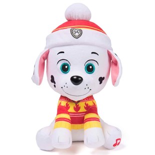 Breadcrumbut, Sunman, PAW Patrol Sesli Holiday Peluş 20 cm 87323 Marshall