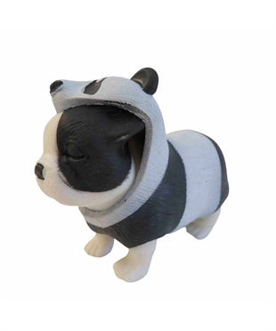 Hayvan Figürleri, Sunman, Just Toys Dress Your Puppy Kostümlü Figürler 72310 Panda French Bulldog