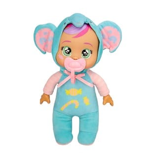 Kolleksiyon Karakterleri, Giochi Preziosi, Cry Babies Ağlayan Yumuş Bebek CYB76000 Mavi Tulumlu Ellie