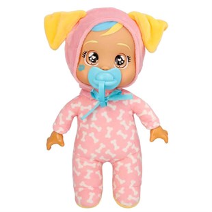 Kolleksiyon Karakterleri, Giochi Preziosi, Cry Babies Ağlayan Yumuş Bebek CYB76000 Açık Pembe Tulumlu Muffy
