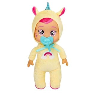 Kolleksiyon Karakterleri, Giochi Preziosi, Cry Babies Ağlayan Yumuş Bebek CYB76000 Sarı Tulumlu Ashley