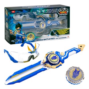 Kolleksiyon Karakterleri, MEGA OYUNCAK, Infinity Nado Goggle Battle Pack Gözlüklü Işıklı Savaş Seti