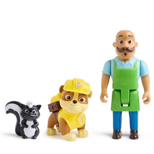 Kolleksiyon Karakterleri, Sunman, PAW Patrol 3'lü Figür Seti 67936 Rubble Ve Mr. Porter