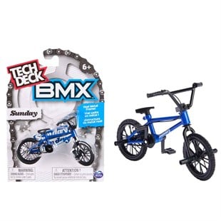 Kolleksiyon Karakterleri, Sunman, Tech Deck BMX Parmak Bisikleti 37212 Sunday Mavi