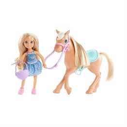 Manken Bebekler, Barbie, Barbie Chelsea ve Sevimli Atı DYL42