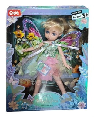 Manken Bebekler, Ceren, CTOY Çiçek Aksesuarlı Bebek 30 cm