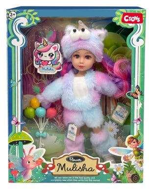 Manken Bebekler, Ceren, CTOY Kostümlü Bebek 30 cm QJ183C