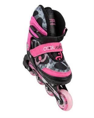 Paten, Furkan Toys, Cool Wheels Glow Pixel Paten Pembe/S 30-33 FR38200