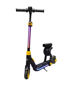 Scooter ve Kaykay, Furkan Toys, Cool Wheels S-Click 24 V Elektrikli Oturaklı Scooter Sarı