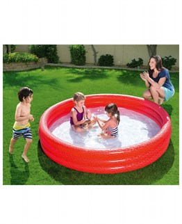 Şişme Havuzlar, Bestway, Bestway 3 Boğum Kırmızı Renkli Şişme Havuz 122x25cm 15655