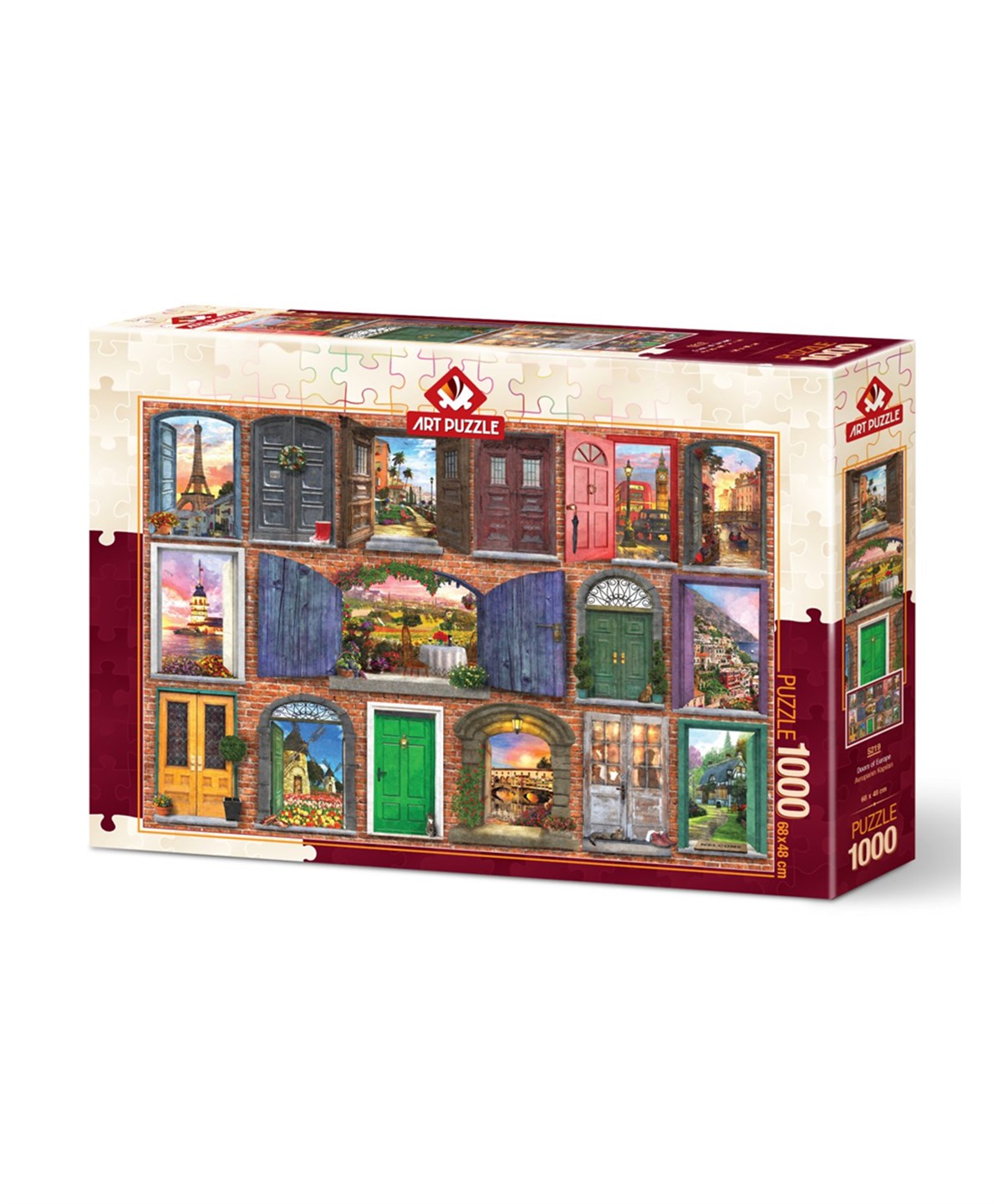 1000 Parça Puzzle, ART PUZZLE, Art Puzzle Avrupa'nın Kapıları 1000 Parça Puzzle