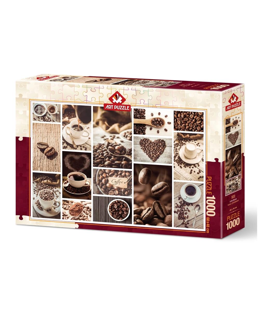 1000 Parça Puzzle, ART PUZZLE, Art Puzzle Kahve Çekirdekleri 1000 Parça Puzzle 5233